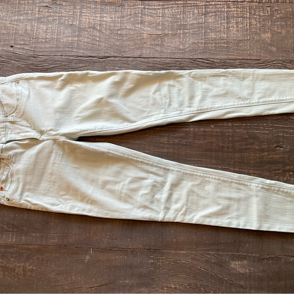 Hudson “Krista” Super Skinny Jeans – Mint Green, Size 27 (Inseam 28”)